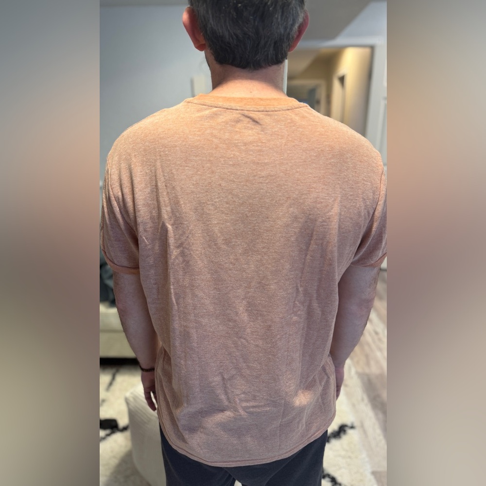 Goodfellow & Co Men’s T-Shirt Size Large Solid Neutral Crewneck Casual Tee - Picture 3 of 5